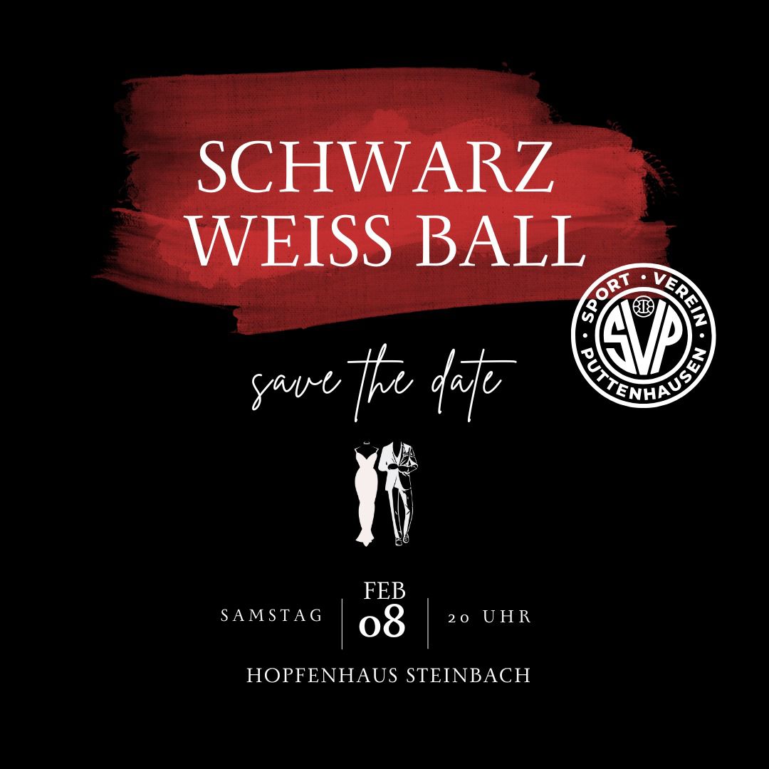 Schwarz-Weiß Ball